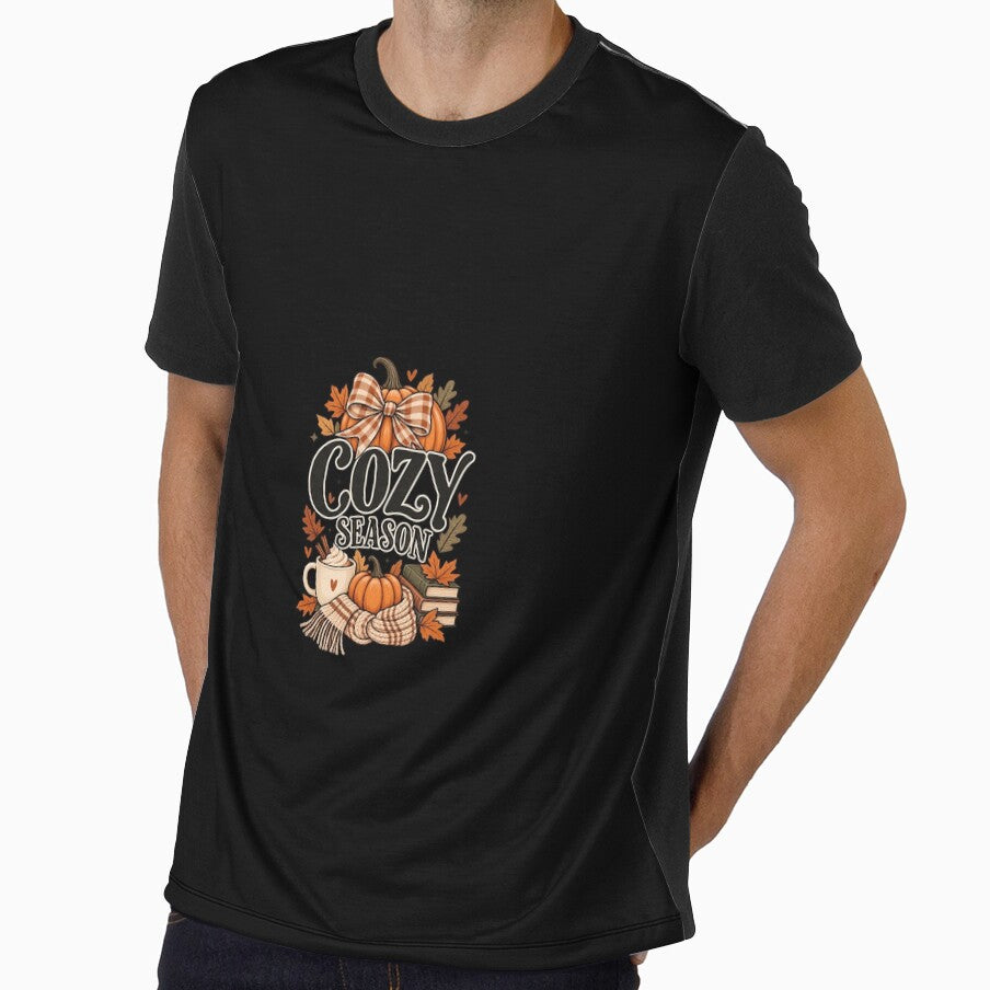 Pumpkin Season | Cozy Season T-Shirt & Hats ( PNG Digital Download ) by AZ Atelier