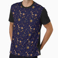 Celestial Pattern - Golden Glow by Amy-Illustrates