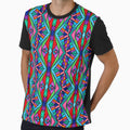 Radiant Convergence | Geometric Kaleidoscope in Jewel Tones by Singing Life's Chords Studio