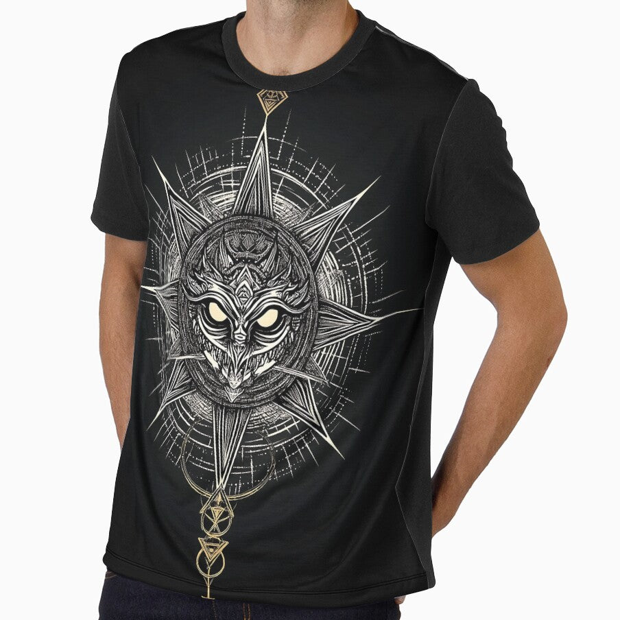 Mystical Geometric Design With Sacred Patterns by GoldenTealArts