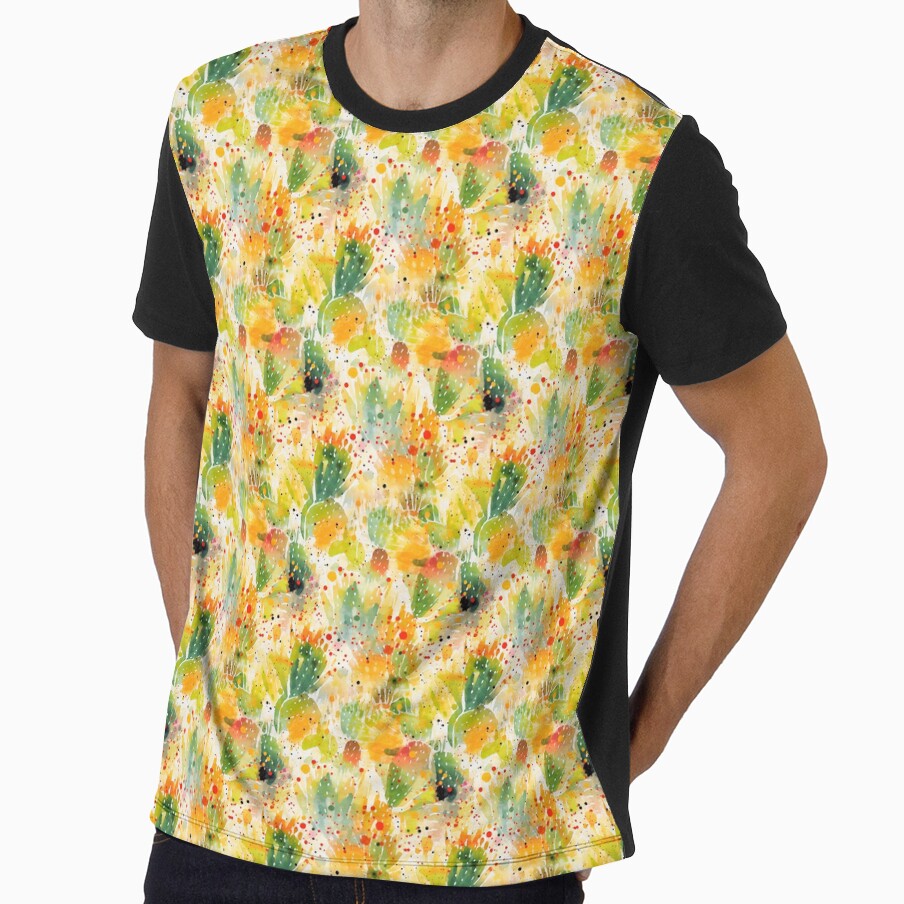 Autumn Fall Cactus Pattern 5 by Magnuna