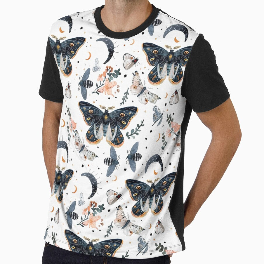 Whimsical Butterflies and Moons by JenArtish