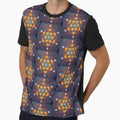 Abstract Colourful Metatron's cube by Killgroove