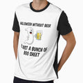 Halloween Without Beer Boo Sheet Funny Ghost Cartoon Tank Top by CadellShop
