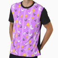 Whimsical Stars and Moons Halloween Pattern by ArtsieArtist