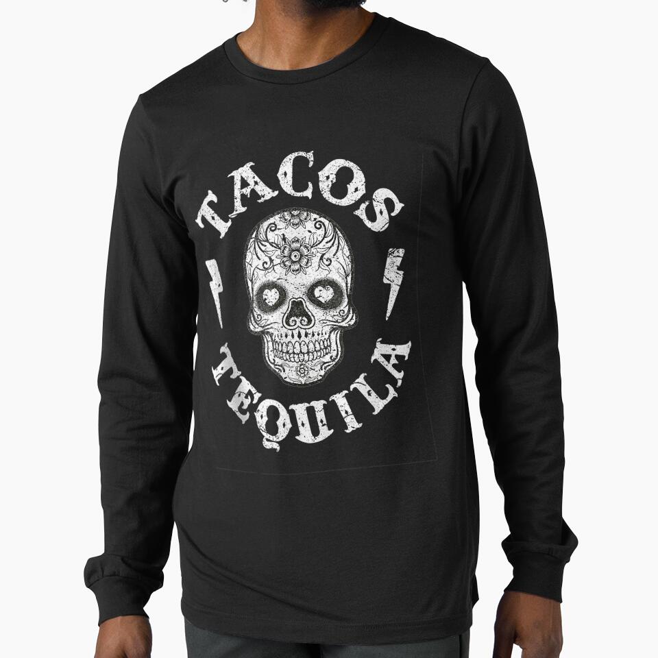 Sugar Skull Tacos Tequila Mexican Fun by robinxam