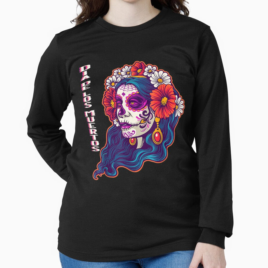 Dia De Los Muertos Mexican Traditional Sugar Skull Skeleton by nancyholly