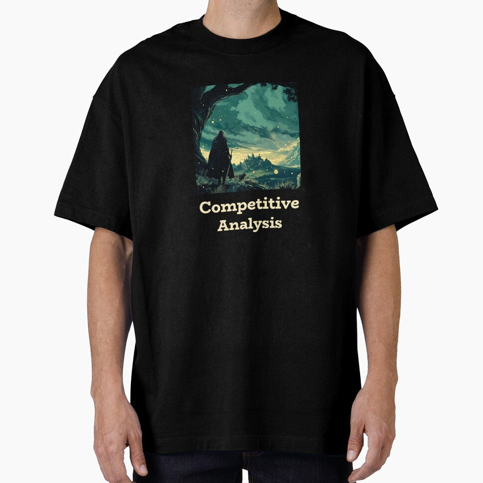 Funny T shirt for analysts - competitive analysis by MVMLDesigns