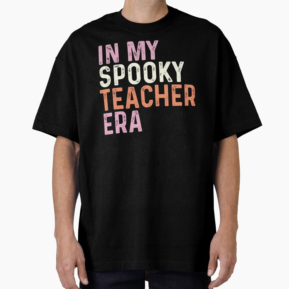 In My Spooky Teacher Era Shirt Halloween Gift for Teachers and Women, Spooky Teacher Fall Sweatshirt for Moms, Teachers, and Coworkers, Fall Decor & Gift Idea for Women Educators by Noe Mill