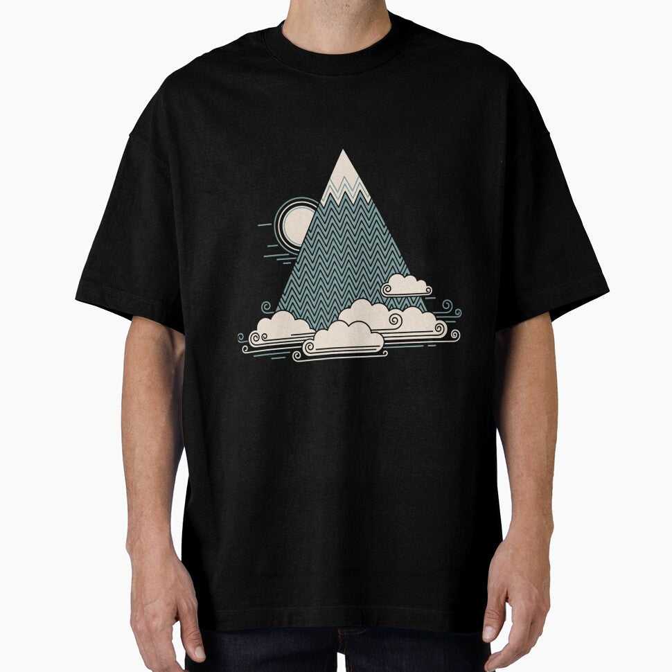 Cloud Mountain Minimal Landscape by hislnavi66