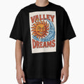 Valley Dreams Sun and Moon Vintage Art Print by weirdfishes123