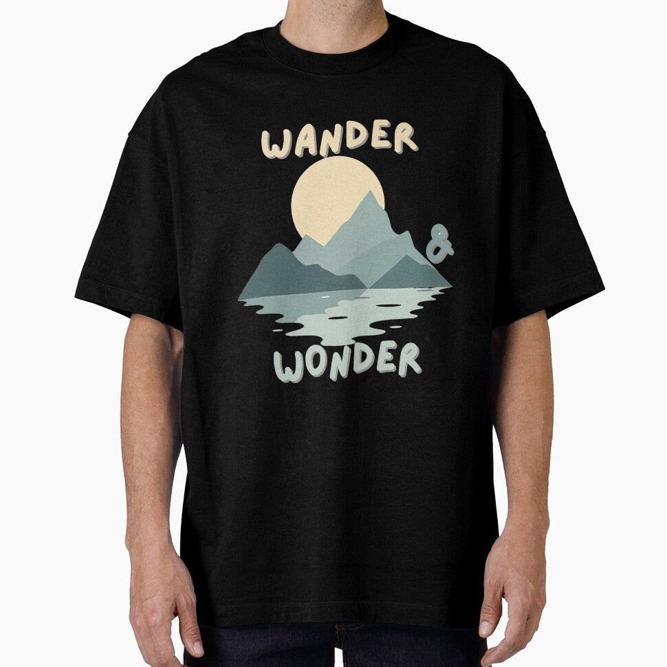 Wander and Wonder – Minimalist Mountain Sunset by PMTaurus