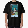 Wait, is this pixel art tarot? Yellow - Minor Arcana 'Nine of Swords' (Design for T-shirt, stickers and other accessories) by Pixel Waite