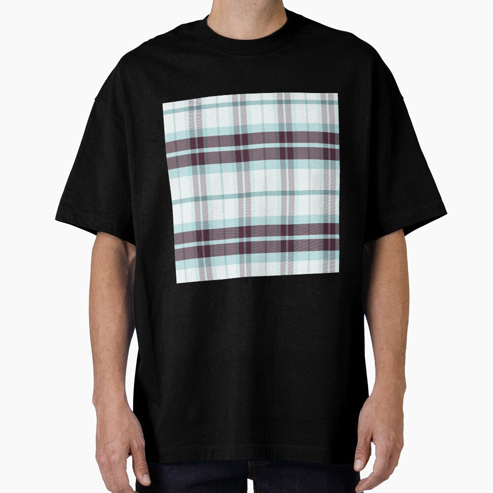 Winter Aesthetic Ossian 2 Hand Drawn Textured Plaid Pattern by GenAumonier