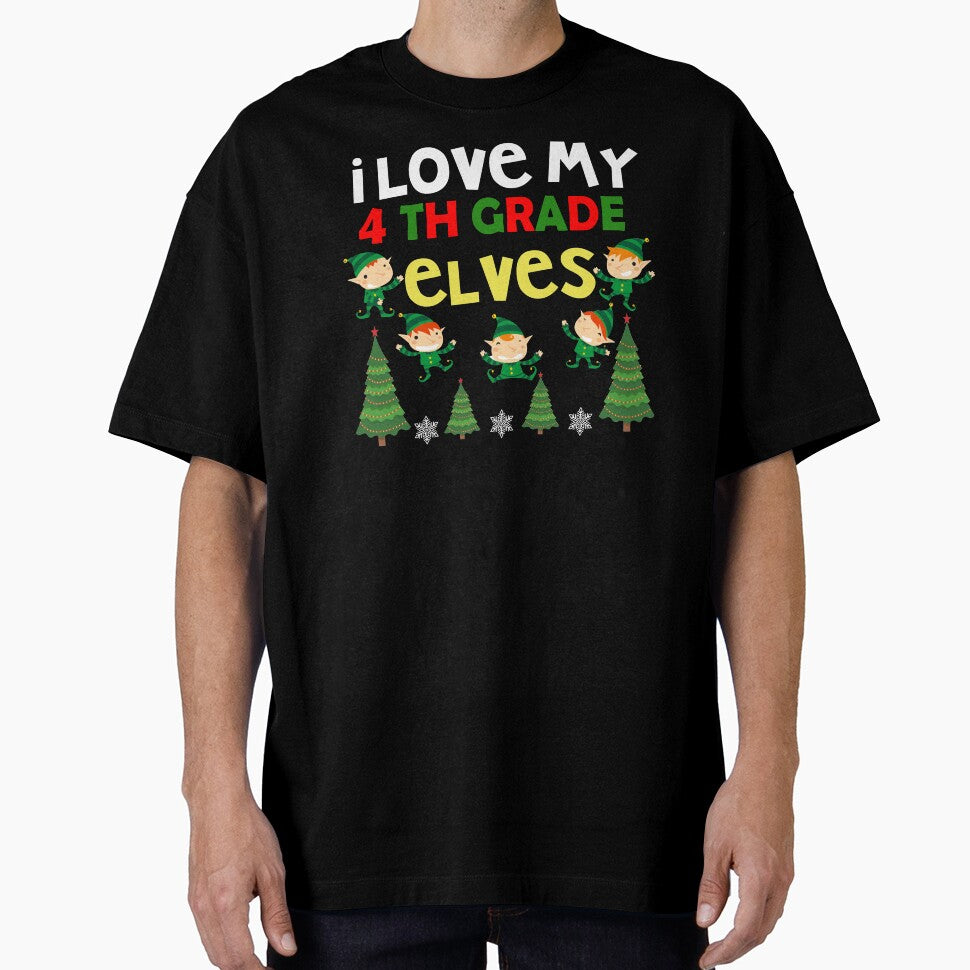 4th Grade Elves Christmas Shirt, Christmas Shirt, Funny Christmas Shirt, Christmas Party Shirt by Nrlifecreations