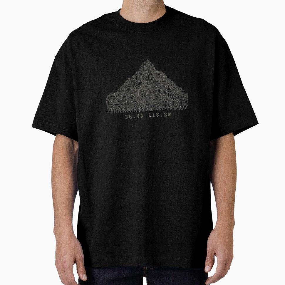 Topographic Mountain Minimal Line Art Gorpcore Hiking Poster Sticker Hiker Gift by sharifex