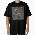 cute wildflowers on blue by Sara Frane