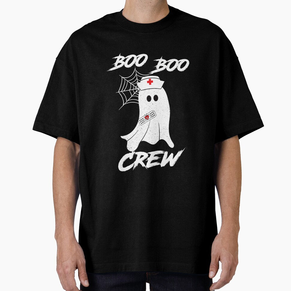 Boo Boo Crew Nurse Ghost Funny Halloween Costume by glynismalcolm