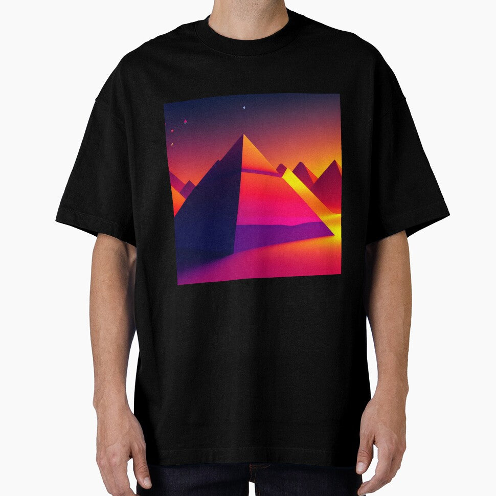 Dark minimalist moutain geometry - 1 by SpecialForceART