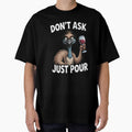 Don’t Ask Just Pour – Savage Wine Mum Emu Cartoon by stickercuffs