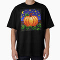 Starry Night Pumpkin Patch Pixel Art by CozyPixelFluff