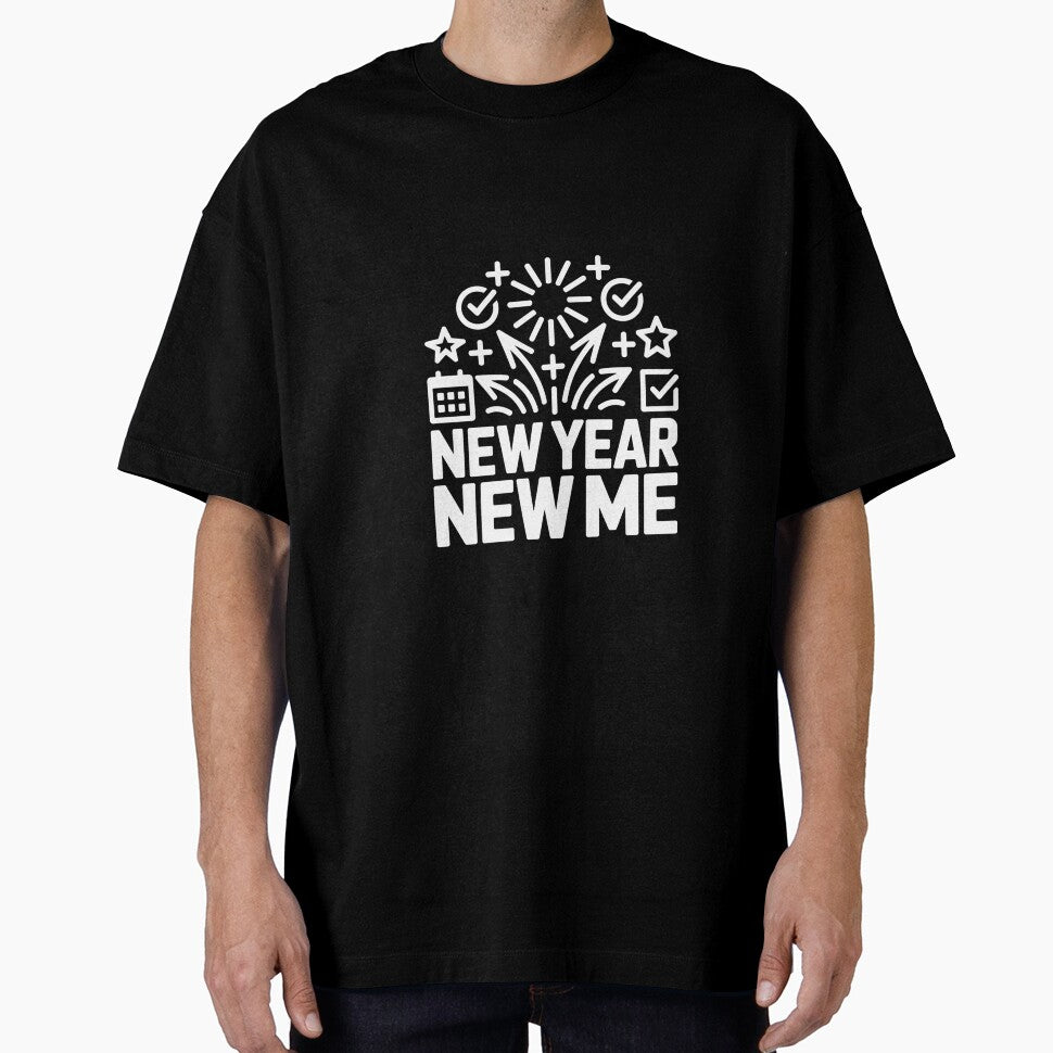 New Year New Me Resolution T-Shirt - Fresh Start Goals by Reichcorp