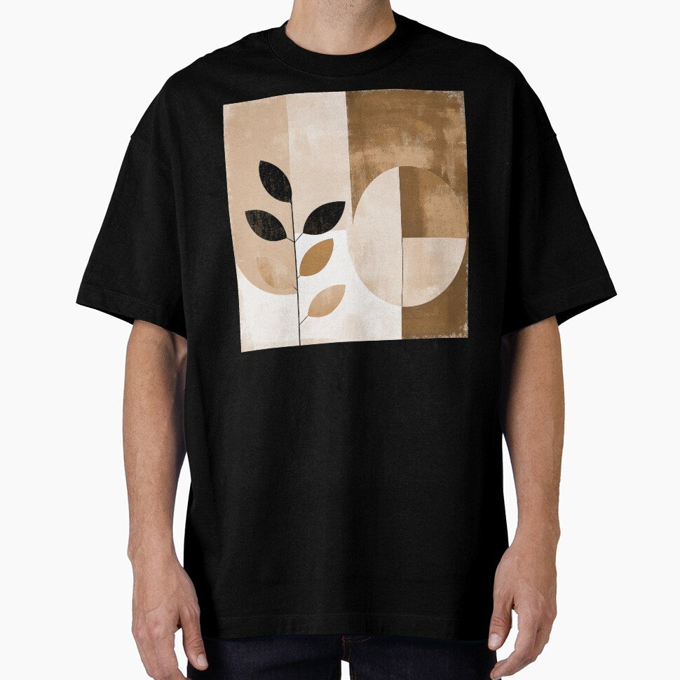Boho Geometric Abstract Shapes In Rich Sepia-Tones by DEC02