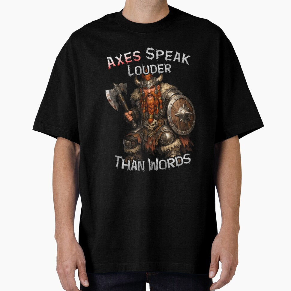 Axes Speak Louder Than Words  Dwarven Warrior by SHHCreations