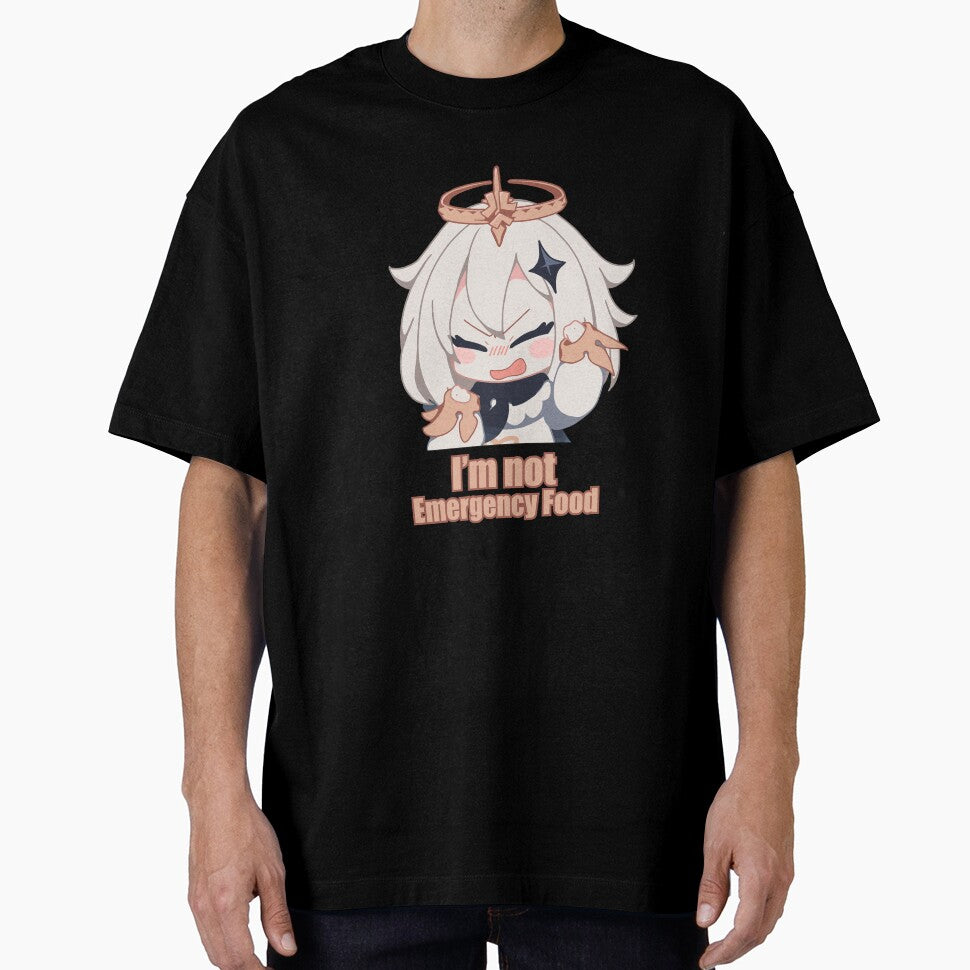 Paimon Genshin Impact I'm not Emergency Food by Edgeshirt