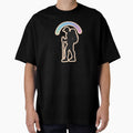 Hiker Silhouette Minimal Hiking Sticker by TrendMorphic