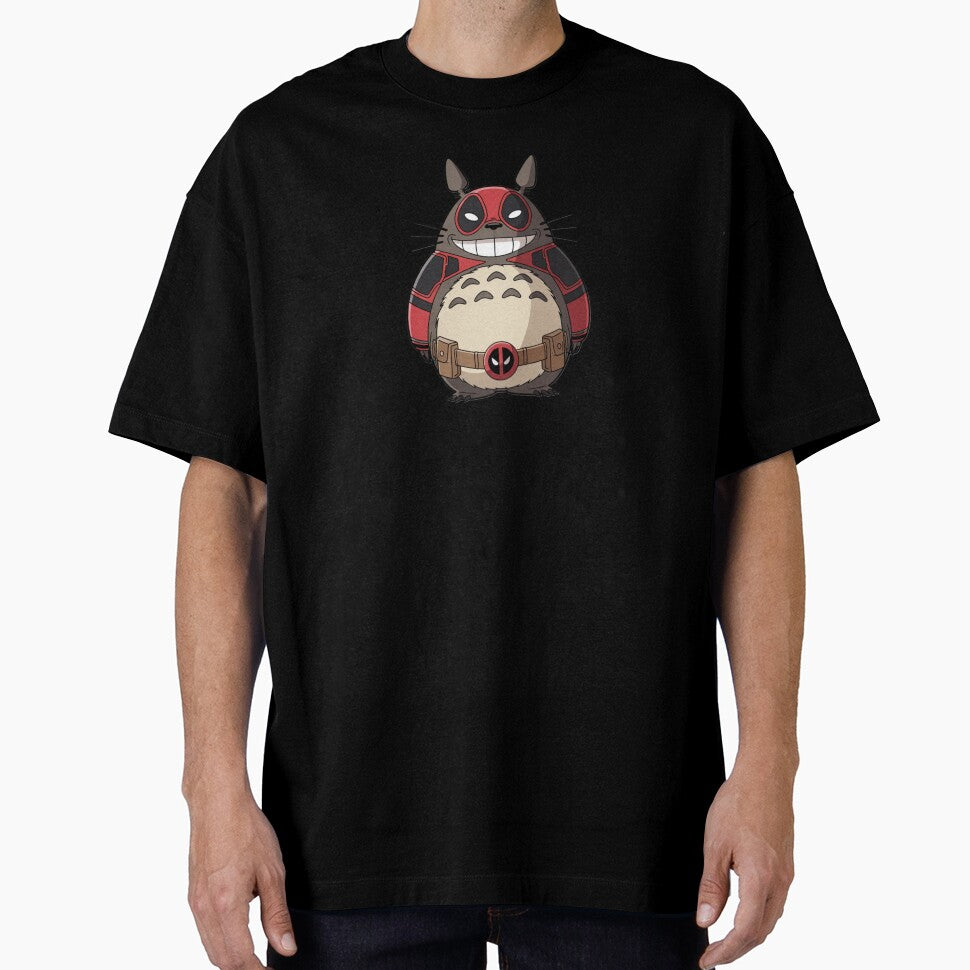Totoro x Deadpool Fusion by ArtInventor
