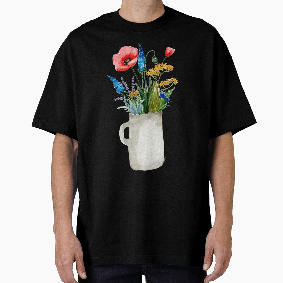 Pot of wildflowers by PetitMartin