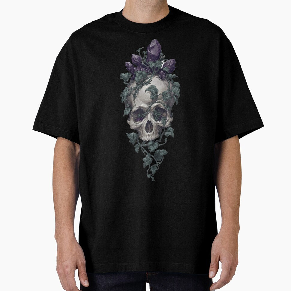 Dark Ivy Skull by IllumeInk