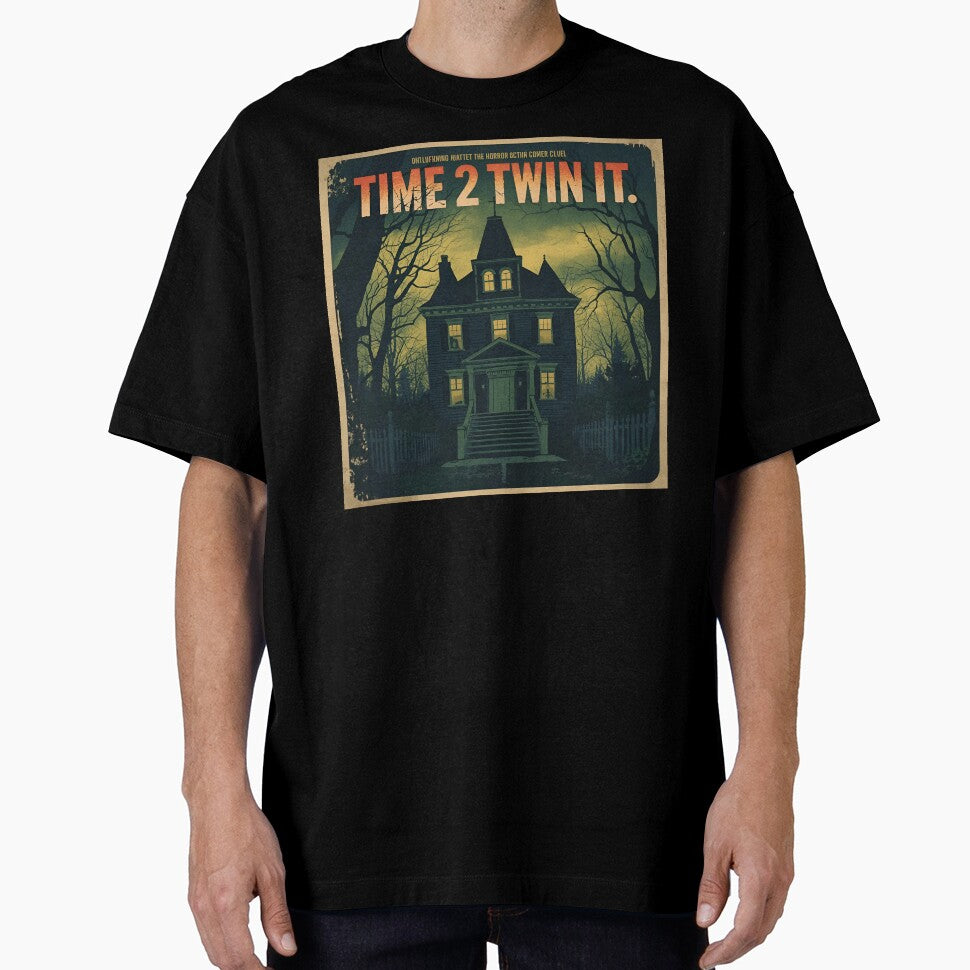 Time2twinitit Horror Shirt Retro DIY Halloween Poster Tee Scary Craft Fan by LAVegasVibes