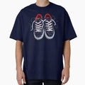 Sneakers trends  fashion black red white cartoon  animation by VibeStyleShop