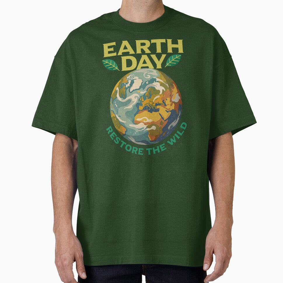Earth Day Restore the Wild Nature Conservation Aesthetic by LinaValearte