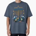 Happy Hanukkah 67 Fun – Dreidel 67 Illustration.  Cute Jewish Holiday Art by Tomasz  Siennicki