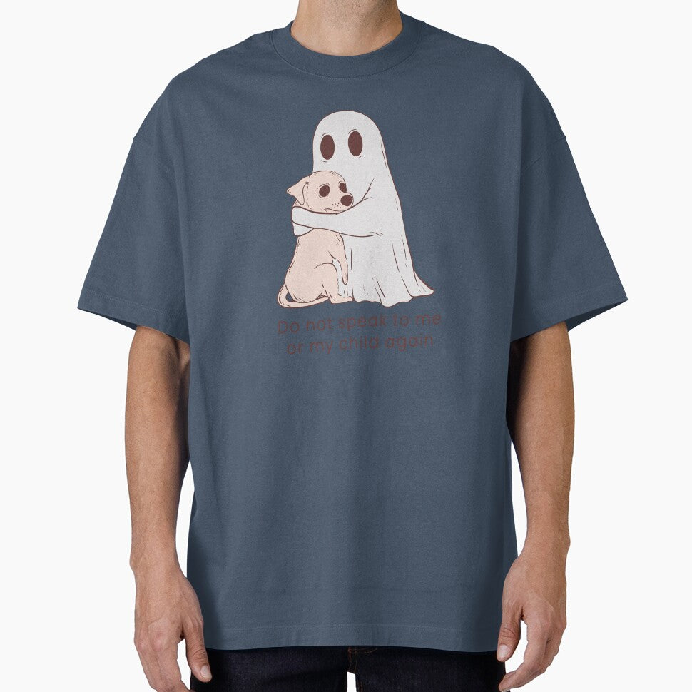 Cute ghost and dog - don’t speak to me or my child again by Jess.a.creates