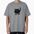 Halloween Cute Kawaii Black Cat Purple Lilac by susycosta