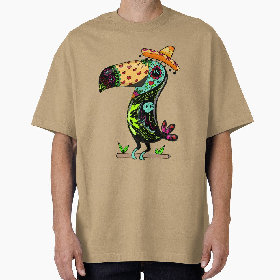 Sugar Skull Mexican Toucan by La Loca
