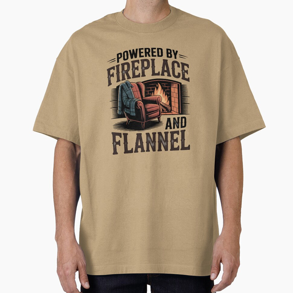 Powered by Fireplace and Flannel – Cozy Winter Vibes by Jollys-ArtShop