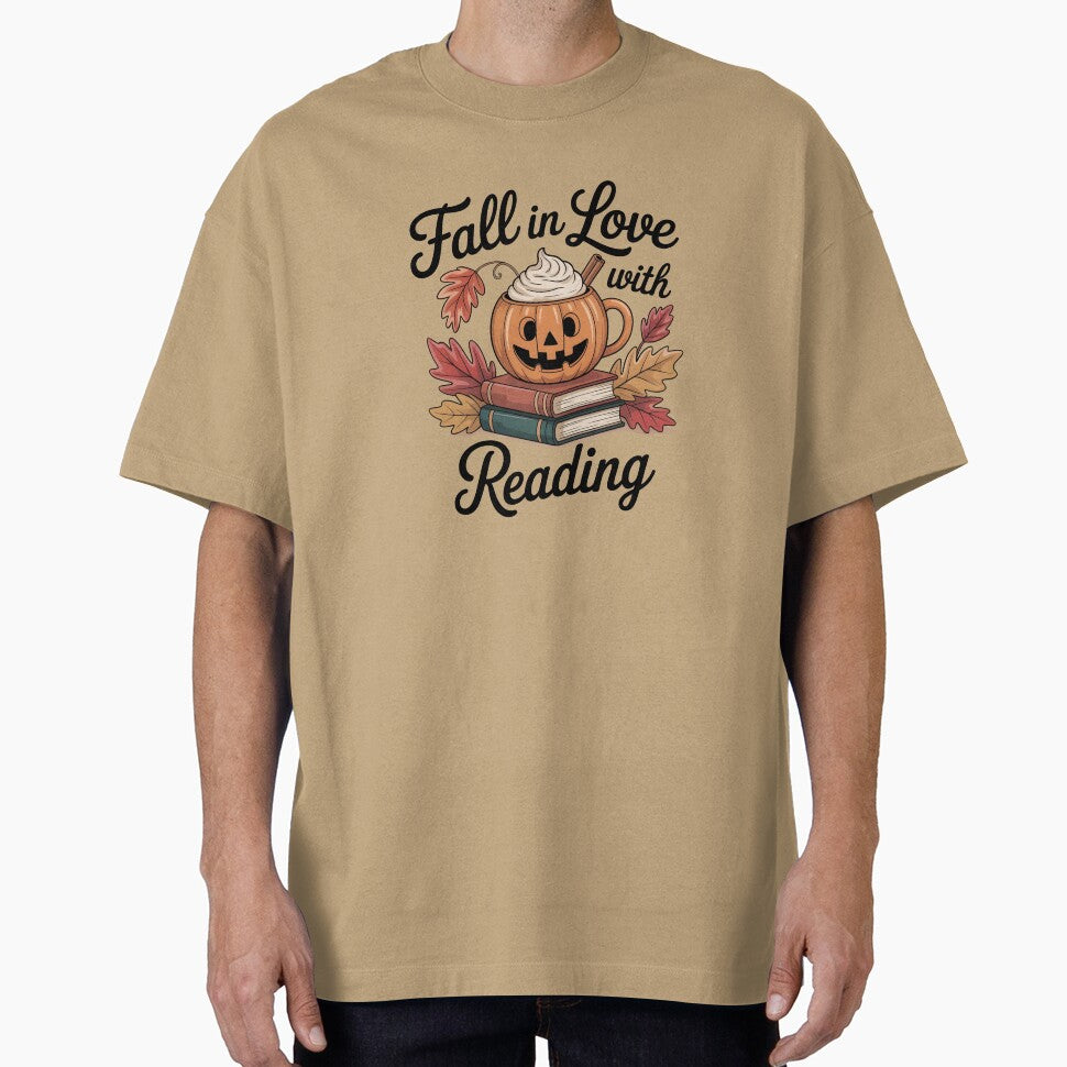 Fall in Love with Reading – Cute Cozy Autumn Pumpkin by Zibis09