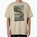 Brisbane Vintage Travel Poster by TravelerRat