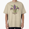 Grunge Mardi Gras fleur-de-lis by HolidayBug