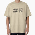 yoga saying - inhale hope exhale fear by LioPart