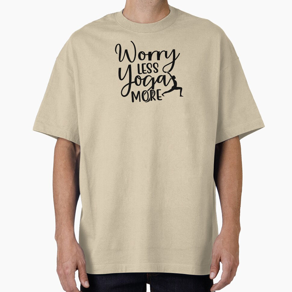 Yoga Saying Worry Less Yoga More Motivational Quotes by SoccaTamam