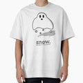Snow. The Flakes Of Melting Ghosts Adorable Illustration by MCGraphics