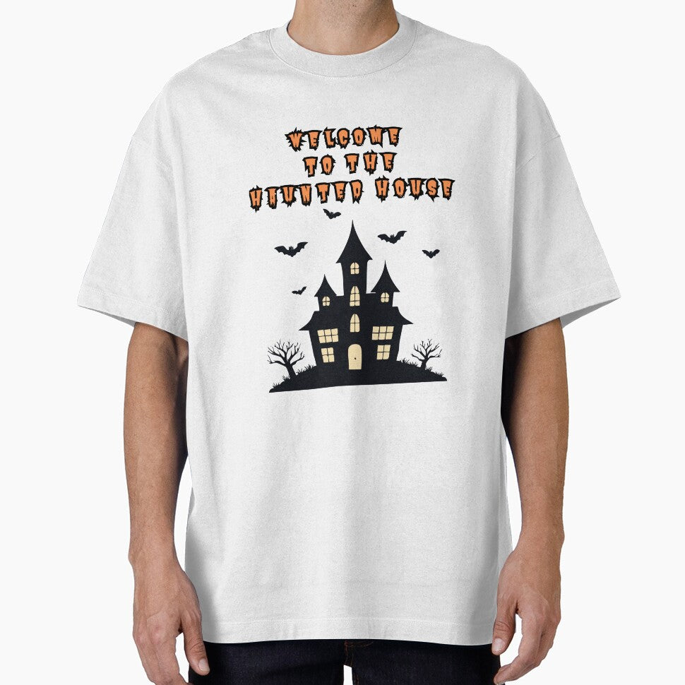 Welcome to the Haunted House Spooky Halloween Graphic by StudioBhavna