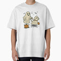Cute Halloween Ghost Walking Ghost Dog by Prints-by-Olaf