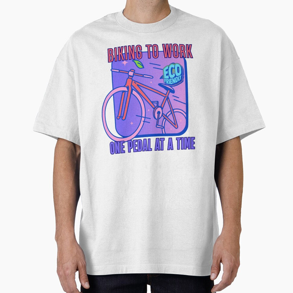Biking to Work Eco Friendly Vibes by BoringClothes